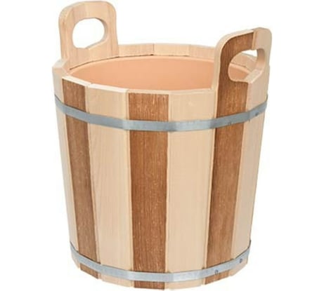 Запарник с пластиковой вставкой Банные штучки Контраст 12л 32420