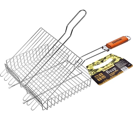 Универсальная решетка-гриль BOYSCOUT + картонный веер 61302