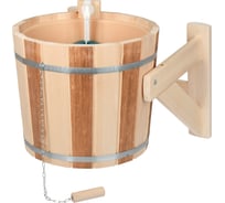 Русский душ на 16 л Банные штучки Контраст липа обливное устройство c пластиковой вставкой и наливным клапаном в коробке /1 32422