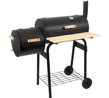 Угольный гриль с коптильней BOYSCOUT 104х58х115 см 61274