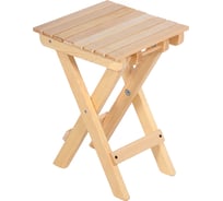 Складной табурет Банные штучки, шлифованный 34х34х26 см 03597