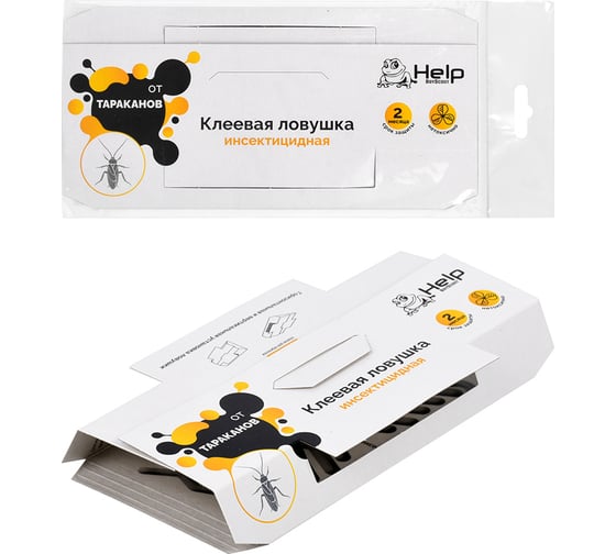 Клеевая ловушка для ТАРАКАНОВ HELP 80270
