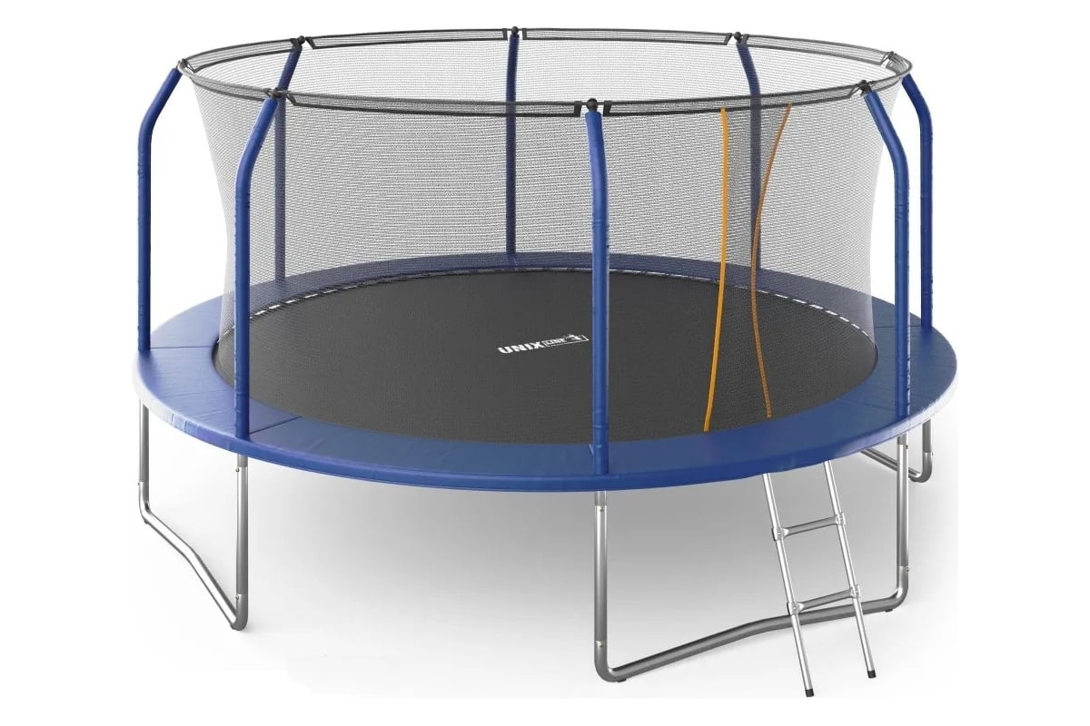 Батут UNIXline unix line supreme basic 14 ft blue TRUSUB14BL - выгодная ...