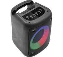 Bluetooth-колонка Perfeo DISCO RING 3 LED, 10 Вт, черный 30014948