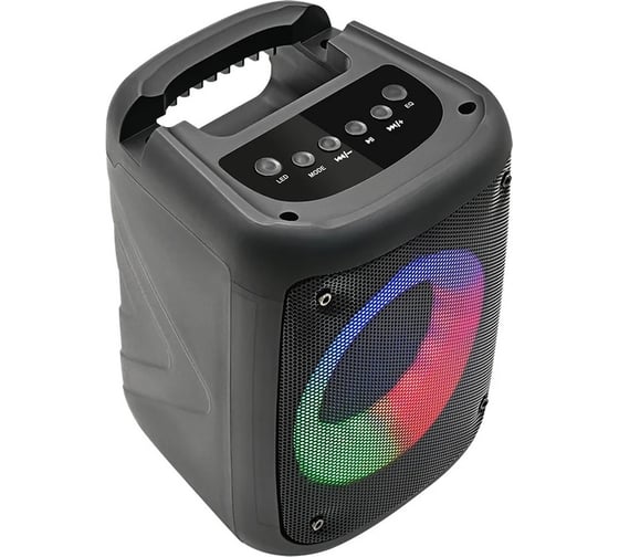 Bluetooth-колонка Perfeo DISCO RING 3 LED, 10 Вт, черный 30014948 1