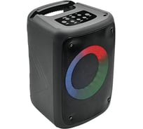 Bluetooth-колонка Perfeo DISCO RING 4 LED, 10 Вт, черный 30014949