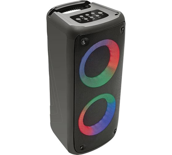 Bluetooth-колонка Perfeo DUAL RING 4 LED 10 Вт, черная 30014950 1