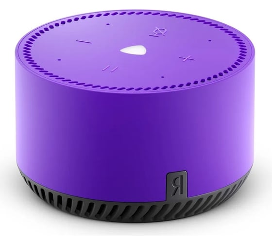 Станция Яндекс Лайт фиолетовая YNDX-00025 Умная колонка с голосовым помощником YNDX-00025 Purple