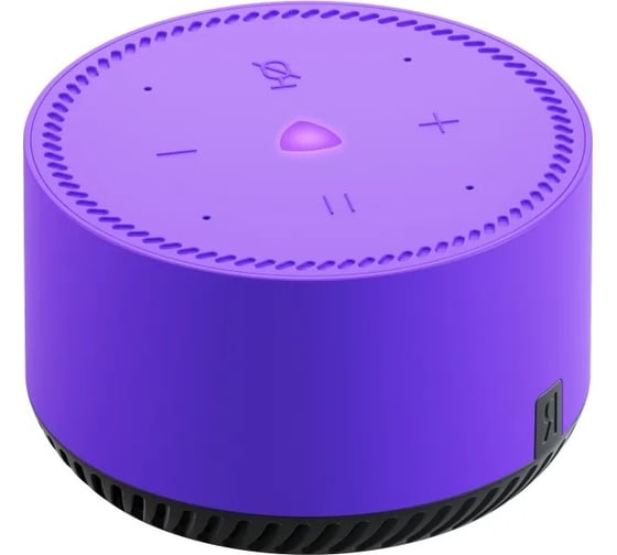 Станция Яндекс Лайт фиолетовая YNDX-00025 Умная колонка с голосовым помощником YNDX-00025 Purple
