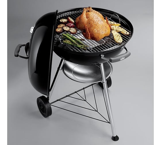 Угольный гриль Weber Compact Kettle 47см, черный 1221004