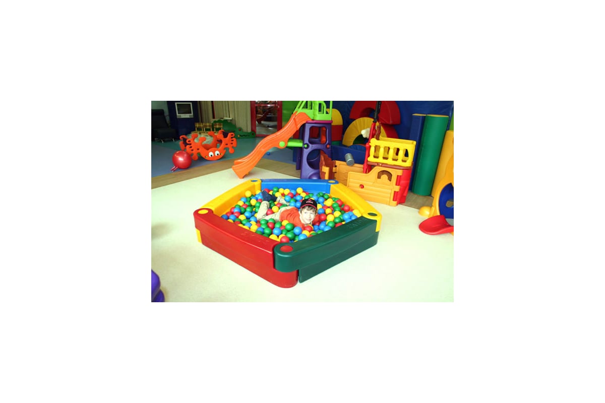 Песочница Asplast 2kids из 5-ти элементов 2K-2P-SA02EL01 - выгодная цена,  отзывы, характеристики, фото - купить в Москве и РФ