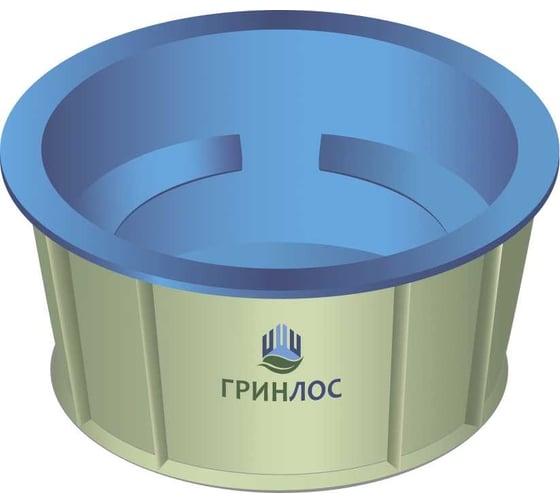 Пластиковый бассейн Гринлос Купель круглая 10.6 м3 GLKK106