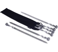 Набор плоских шампуров в чехле ROYALGRILL 450х10х1.5мм, 6шт. 80-078