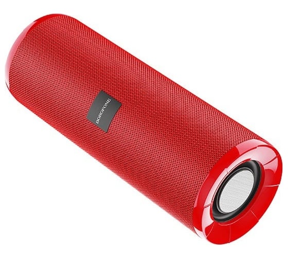 Колонка Borofone Bluetooth br1 beyond sportive, bt 5.0, 5wх2, aux/microsd/usb/fm красный 0L-00043945