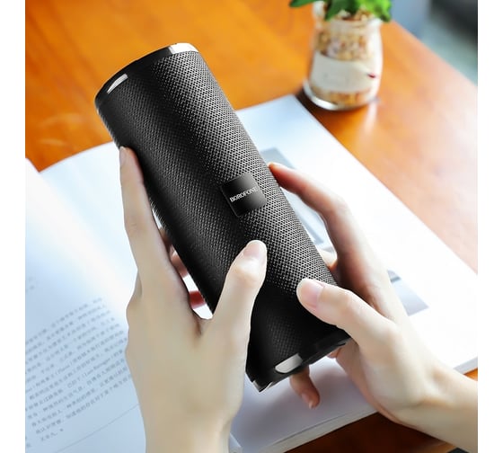 Колонка Borofone Bluetooth br1 beyond sportive, bt 5.0, 5wх2, aux/microsd/usb/fm черная 0L-00043942