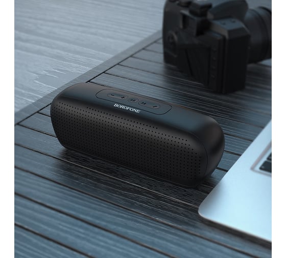 Колонка Borofone Bluetooth br11 sapient sports bt 5.0, 3w, aux/microsd/usb черная 0L-00049132