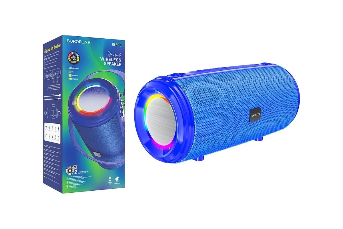 Колонка Borofone Bluetooth br13 young sports bt 5.0, 5wx2, aux/microsd ...
