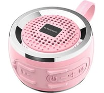 Колонка Borofone Bluetooth br2 aurora sports bt 5.0, 3w, microsd/usb/fm розовая 0L-00044383