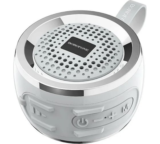 Колонка Borofone Bluetooth br2 aurora sports bt 5.0, 3w, microsd/usb/fm серая 0L-00044380 1