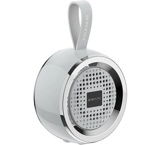 Колонка Borofone Bluetooth br2 aurora sports bt 5.0, 3w, microsd/usb/fm серая 0L-00044380