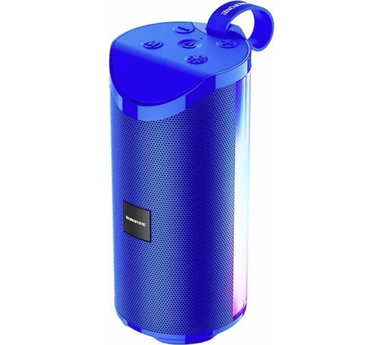 Колонка Borofone Bluetooth br5 adventure sports bt 5.0, 5wx2, aux/microsd/usb/fm синяя 0L-00048577 1