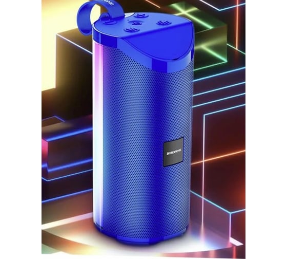 Колонка Borofone Bluetooth br5 adventure sports bt 5.0, 5wx2, aux/microsd/usb/fm синяя 0L-00048577