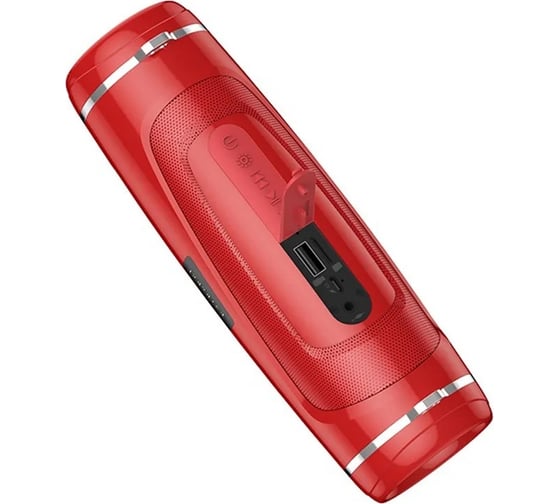 Колонка Borofone Bluetooth br7 empyreal sports bt 5.0, 5wx2, aux/microsd/usb/fm красная 0L-00048846