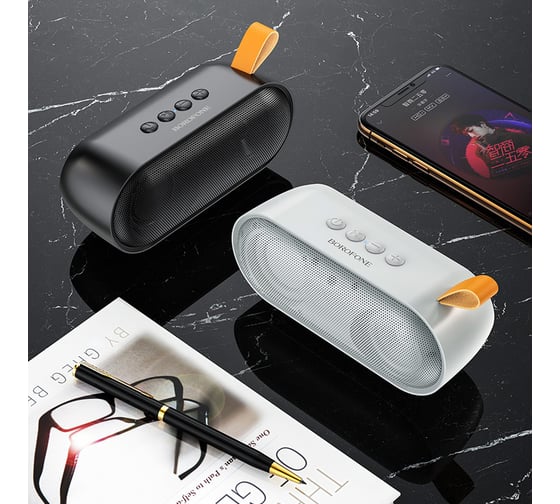 Колонка Borofone Bluetooth br8 broad sound sports bt 5.0, 3w, aux/microsd черная 0L-00048938