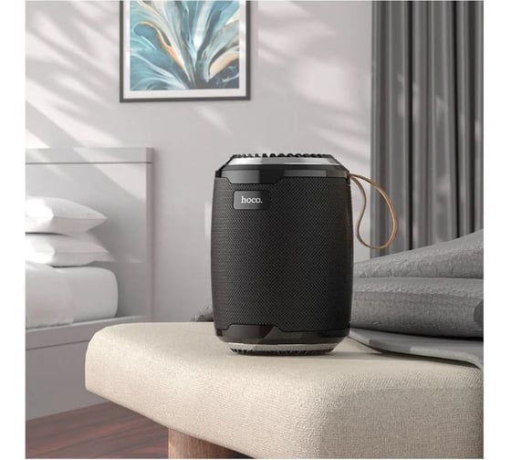 Колонка Hoco Bluetooth bs39 cool freedom bt5.0, 3w, aux/tws/fm/microsd/usb, ipx5 черный 0L-MG-WF340
