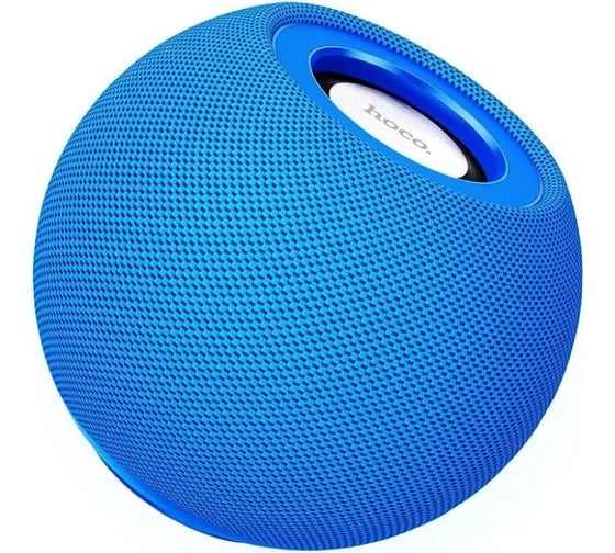 Колонка Hoco Bluetooth bs45 deep sound bt5.0, 5w, tws/fm/microsd, шар синий 0L-00053137 1