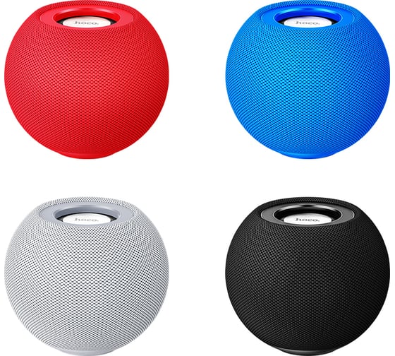 Колонка Hoco Bluetooth bs45 deep sound bt5.0, 5w, tws/fm/microsd, шар синий 0L-00053137