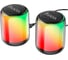 Колонка Hoco Bluetooth bs56 colorful bt5.2, 2x5w, aux/usb, rgb, громкость +/- черный 0L-00057082 1