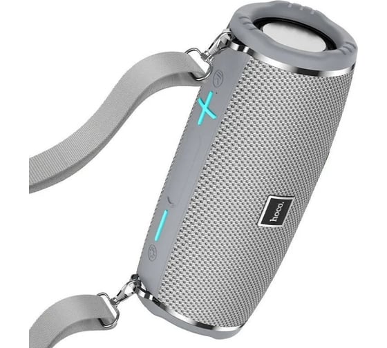 Колонка Hoco Bluetooth hc12 sports bt5.0, 2x5w, aux/fm/microsd/microusb/usb, rgb, громкость +/- сер 0L-00057096