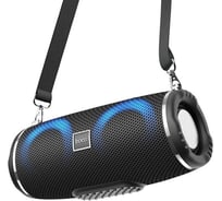 Колонка Hoco Bluetooth hc12 sports bt5.0, 2x5w, aux/fm/microsd/microusb/usb, rgb, громкость +/- чер 0L-00057094