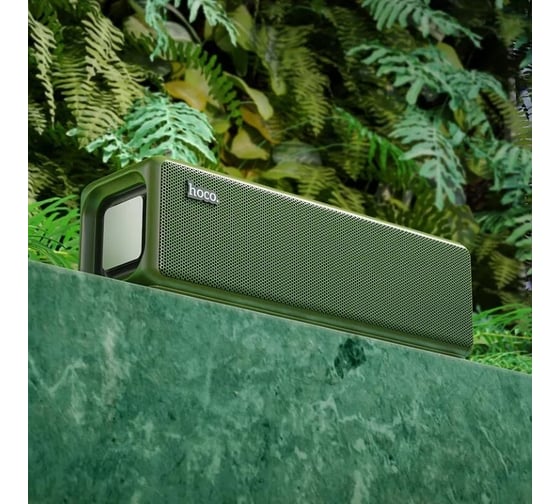 Колонка Hoco Bluetooth hc3 bounce bt5.0, 2x5w, aux/tws/fm/microsd/usb, ipx4 зеленый 0L-00050220