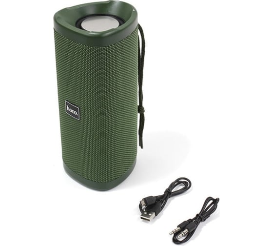 Колонка Hoco Bluetooth hc4 bella bt5.0, 2x5w, aux/tws/fm/microsd/usb, ipx5 зеленый 0L-00050216