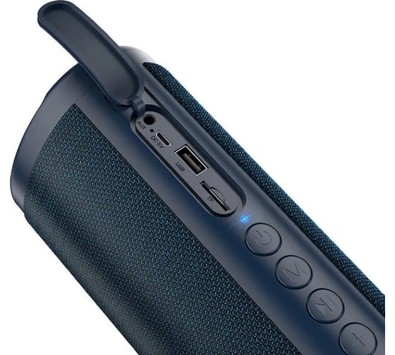 Колонка Hoco Bluetooth hc4 bella bt5.0, 2x5w, aux/tws/fm/microsd/usb, ipx5 темно-синий 0L-00050217