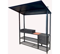 Мангал с печью ООО Маркет лофт стиль МК2317