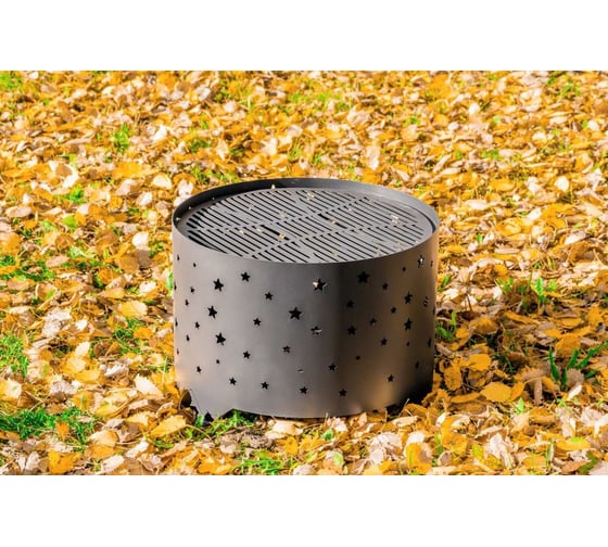 Костровая чаша FIRE-HOUSE звезды диаметр 500 мм, плоское дно Pd-500звезды 1