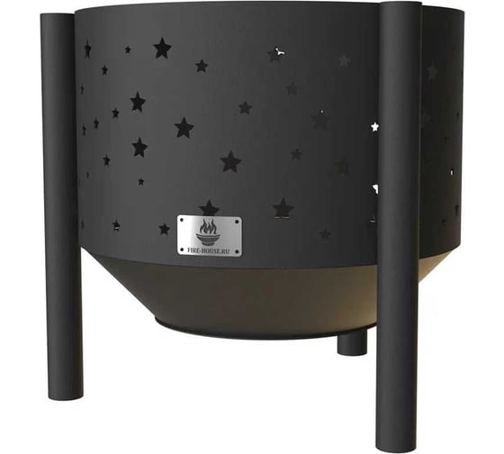 Костровая чаша FIRE-HOUSE звезды диаметр 800 мм, на трубчатых ножках Ch2-800звезды 1