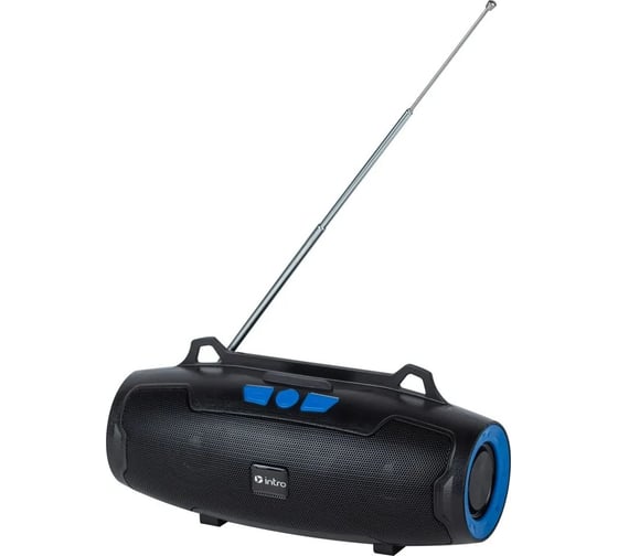 Портативная колонка Intro BRW590 bluetooth беспроводная, стерео, акустическая, черная Б0057184