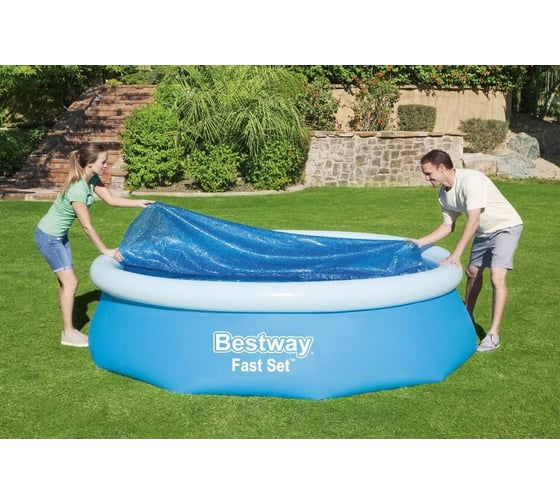 Защитный чехол для круглого бассейна BestWay 58241 305 см 6942138951103