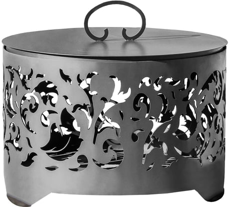 Костровая чаша FIRE-HOUSE узор d500 плоское дно Pd-500узор