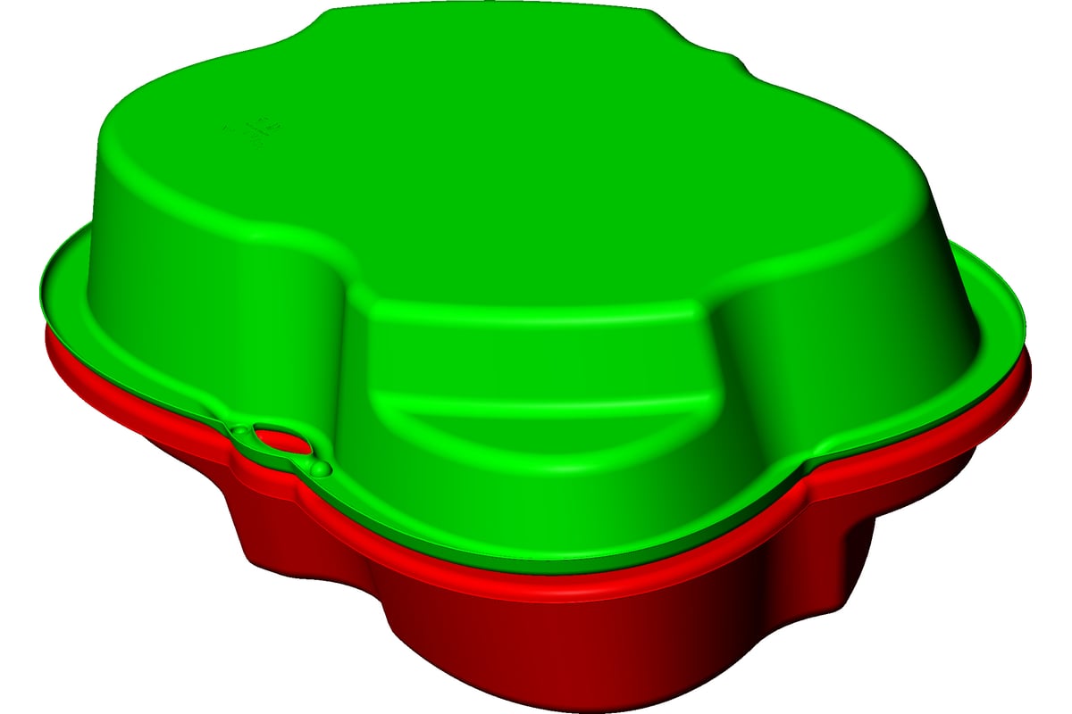 Детская песочница ТУБА-ДУБА 96x72 см, салатовая 006 - выгодная цена,  отзывы, характеристики, фото - купить в Москве и РФ