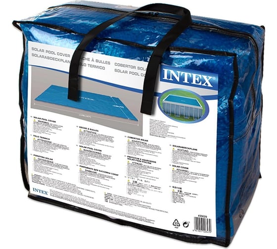 Солнечное покрывало для бассейна Intex Rectangular Frame 400x200 см 29028