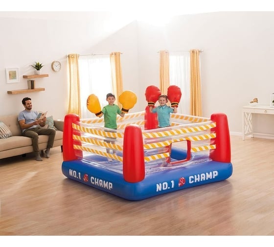 Игровой центр-батут Intex Боксерский ринг 226x226x110 см 48250