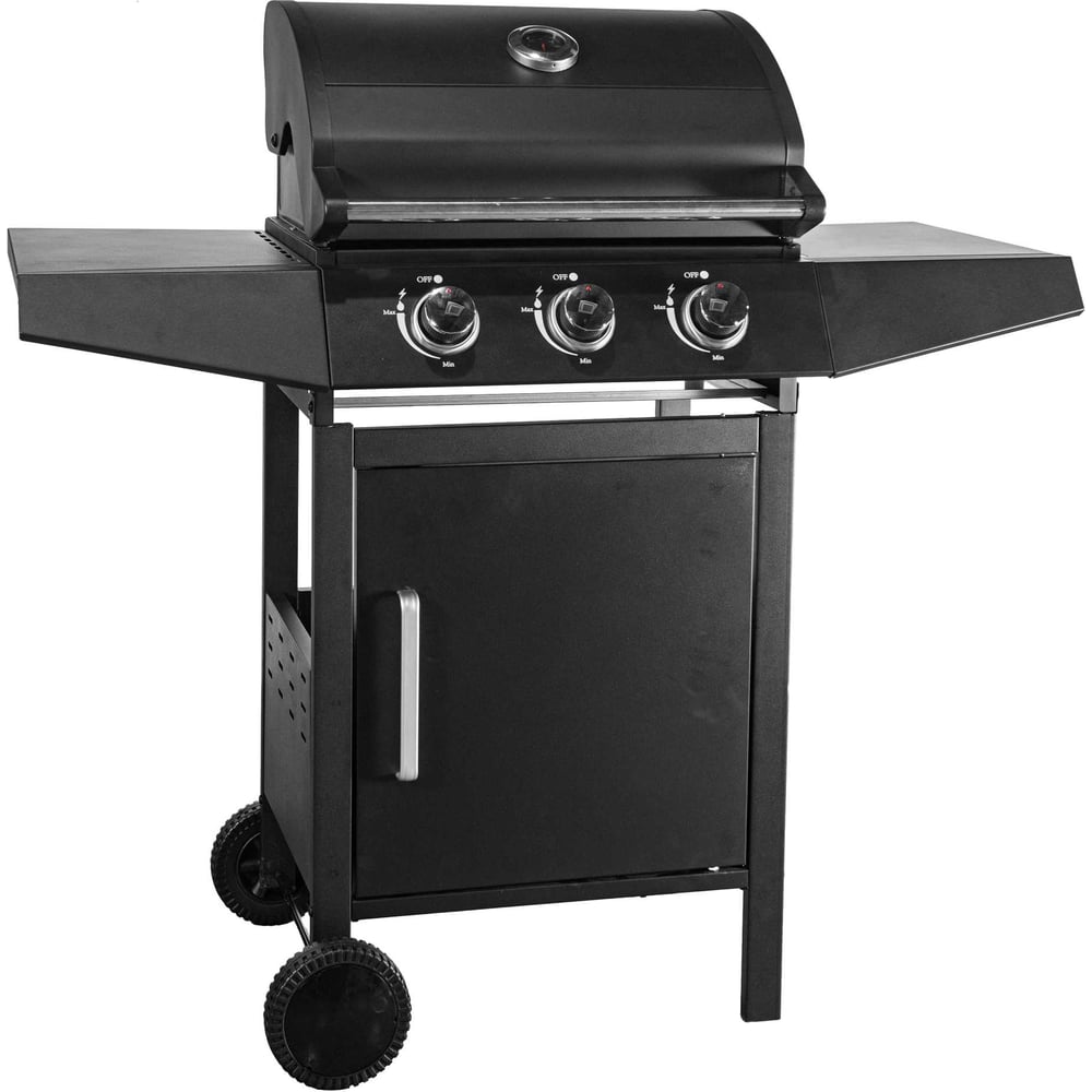 Газовый гриль с 3 конфорками MaxGrill QL-01 для мяса и рыбы - доступная  цена, подробные описания с фото, отзывы.