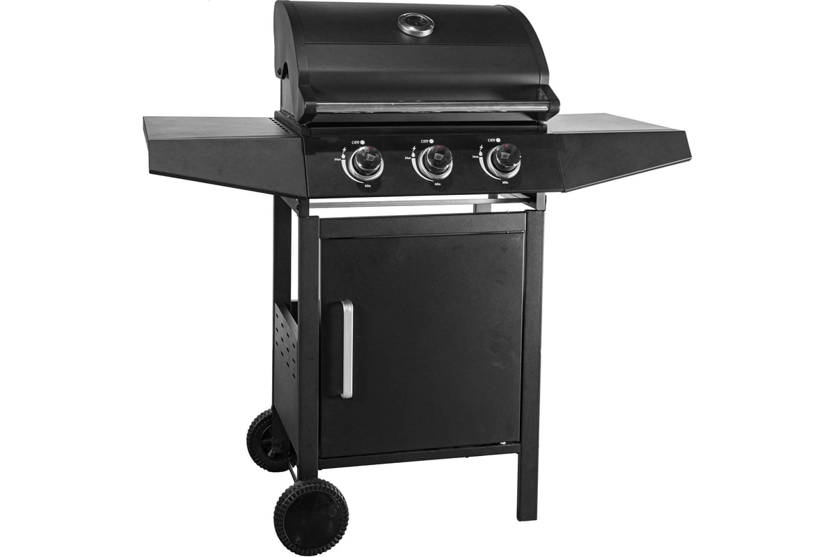 Газовый гриль с 3 конфорками MaxGrill QL-01 для мяса и рыбы - доступная  цена, подробные описания с фото, отзывы.