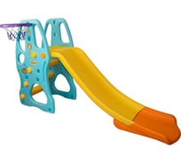 Пластиковая горка Kampfer Amber Slide с баскетбольным кольцом K10620001