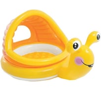 Детский надувной бассейн Intex Ленивые улитки 145x102x74 см с навесом 57124